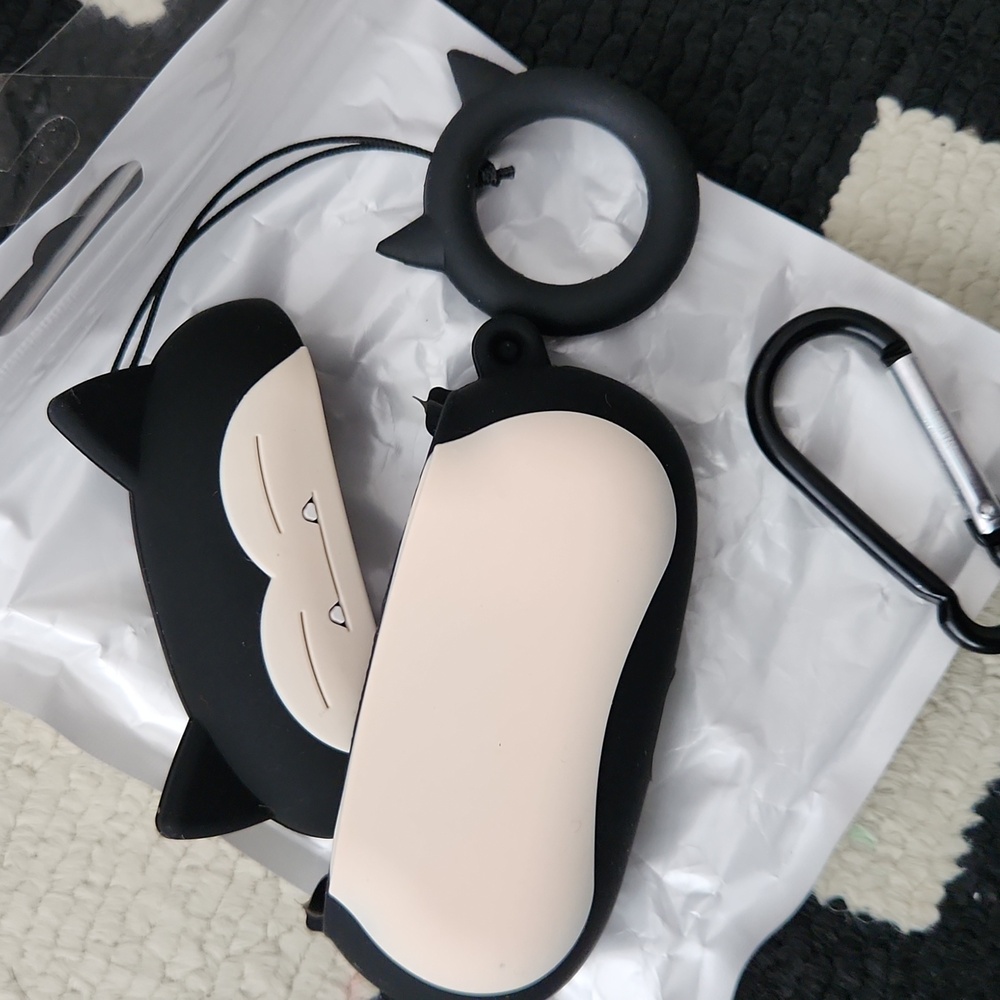 Case for AirPods Pro, Soft Silicone 3D Cute Cartoon Anime Funny Kawaii Snorlax